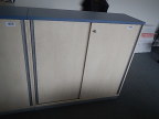 BLAHA Aktenschrank, Maße: ca. L 120 x H 118 x T 42 cm, 3 Ordnerhöhen BLAHA Aktenschrank, Maße: ca. L 120 x H 118 x T 42 cm, 3 Ordnerhöhen