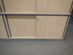 BLAHA Aktenschrank unten, Rand blau, Maße: L 160 x H 82 x T 42 cm, 2 Ordnerhöhen BLAHA Aktenschrank unten, Rand blau, Maße: L 160 x H 82 x T 42 cm, 2 Ordnerhöhen