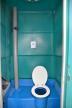 Mobiltoilette, stark gebraucht Mobiltoilette, stark gebraucht