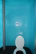 Mobiltoilette, stark gebraucht Mobiltoilette, stark gebraucht
