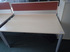 Schreibtisch mit Rückwand L 140 x 80 cm Schreibtisch mit Rückwand L 140 x 80 cm