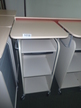 BENE Caddy mit Rollo-System, 2 Ordner hoch, inklusive ausziehbarer Bürozubehörlade, mobil, Rollo Silber, Maße: ca. B 55 x T 55 x H 110 cm BENE Caddy mit Rollo-System, 2 Ordner hoch, inklusive ausziehbarer Bürozubehörlade, mobil, Rollo Silber, Maße: ca. B 55 x T 55 x H 110 cm