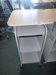 BENE Caddy mit Rollo-System, 2 Ordner hoch, inklusive ausziehbarer Bürozubehörlade, mobil, Rollo Silber, Maße: ca. B 55 x T 55 x H 110 cm BENE Caddy mit Rollo-System, 2 Ordner hoch, inklusive ausziehbarer Bürozubehörlade, mobil, Rollo Silber, Maße: ca. B 55 x T 55 x H 110 cm