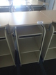 BENE Caddy mit Rollo-System, 2 Ordner hoch, inklusive ausziehbarer Bürozubehörlade, mobil, Rollo Silber, Maße: ca. B 55 x T 55 x H 110 cm BENE Caddy mit Rollo-System, 2 Ordner hoch, inklusive ausziehbarer Bürozubehörlade, mobil, Rollo Silber, Maße: ca. B 55 x T 55 x H 110 cm