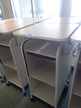 BENE Caddy mit Rollo-System, 2 Ordner hoch, inklusive ausziehbarer Bürozubehörlade, mobil, Rollo Silber, Maße: ca. B 55 x T 55 x H 110 cm BENE Caddy mit Rollo-System, 2 Ordner hoch, inklusive ausziehbarer Bürozubehörlade, mobil, Rollo Silber, Maße: ca. B 55 x T 55 x H 110 cm