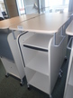 BENE Caddy mit Rollo-System, 2 Ordner hoch, inklusive ausziehbarer Bürozubehörlade, mobil, Rollo Silber, Maße: ca. B 55 x T 55 x H 110 cm BENE Caddy mit Rollo-System, 2 Ordner hoch, inklusive ausziehbarer Bürozubehörlade, mobil, Rollo Silber, Maße: ca. B 55 x T 55 x H 110 cm