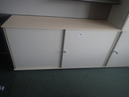 BENE Aktenschrank, Maße: ca. B 160 x H 80 cm, 2 Ordner hoch, mit Schiebetüren BENE Aktenschrank, Maße: ca. B 160 x H 80 cm, 2 Ordner hoch, mit Schiebetüren