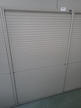 Unifor Aktenschrank mit Rollosystem, Farbe grau, Maße: ca. B 90 x T 46 x 153 cm, 4 Ordner hoch Unifor Aktenschrank mit Rollosystem, Farbe grau, Maße: ca. B 90 x T 46 x 153 cm, 4 Ordner hoch