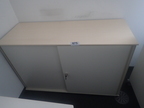 BENE Aktenschrank, Maße: ca. B 120 x H 80 cm, 2 Ordner hoch, mit Schiebetüren BENE Aktenschrank, Maße: ca. B 120 x H 80 cm, 2 Ordner hoch, mit Schiebetüren