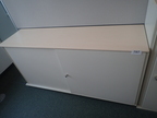 BENE Aktenschrank, Maße: ca. B 160 x H 80 cm, 2 Ordner hoch, mit Schiebetüren BENE Aktenschrank, Maße: ca. B 160 x H 80 cm, 2 Ordner hoch, mit Schiebetüren