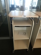 BENE Caddy mit Rollo-System, 2 Ordner hoch, inklusive ausziehbarer Bürozubehörlade, mobil, Rollo Silber, Maße: ca. B 55 x T 55 x H 110 cm BENE Caddy mit Rollo-System, 2 Ordner hoch, inklusive ausziehbarer Bürozubehörlade, mobil, Rollo Silber, Maße: ca. B 55 x T 55 x H 110 cm