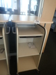 BENE Caddy mit Rollo-System, 2 Ordner hoch, inklusive ausziehbarer Bürozubehörlade, mobil, Rollo Silber, Maße: ca. B 55 x T 55 x H 110 cm BENE Caddy mit Rollo-System, 2 Ordner hoch, inklusive ausziehbarer Bürozubehörlade, mobil, Rollo Silber, Maße: ca. B 55 x T 55 x H 110 cm