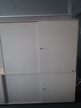 BENE Aktenschrank 2-teilig mit Unter- und Oberschrank, Maße: B 160 x H 188 cm, beschädigt BENE Aktenschrank 2-teilig mit Unter- und Oberschrank, Maße: B 160 x H 188 cm, beschädigt
