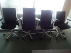 4 Stk. Bürodrehstühle mit Armlehnen 4 Stk. Bürodrehstühle mit Armlehnen