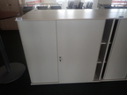 BENE Aktenschrank, Maße: ca. B 120 x H 113 cm, 3 Ordner hoch, mit Schiebetüren BENE Aktenschrank, Maße: ca. B 120 x H 113 cm, 3 Ordner hoch, mit Schiebetüren