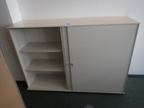 BENE Aktenschrank, Maße: ca. B 160 x H 113 cm, 3 Ordner hoch, mit Schiebetüren BENE Aktenschrank, Maße: ca. B 160 x H 113 cm, 3 Ordner hoch, mit Schiebetüren