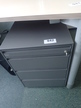 BENE Rollcontainer, Anthrazit, ca. B 43 x H 59 x T 80 cm BENE Rollcontainer, Anthrazit, ca. B 43 x H 59 x T 80 cm