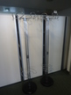 2 Kleiderständer in Chromausführung, Modell Valenti, DM 44 cm, H 164 cm 2 Kleiderständer in Chromausführung, Modell Valenti, DM 44 cm, H 164 cm