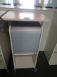 BENE Caddy mit Rollo-System, 2 Ordner hoch, inklusive ausziehbarer Bürozubehörlade, mobil, Rollo Silber, Maße: ca. B 55 x T 55 x H 110 cm BENE Caddy mit Rollo-System, 2 Ordner hoch, inklusive ausziehbarer Bürozubehörlade, mobil, Rollo Silber, Maße: ca. B 55 x T 55 x H 110 cm