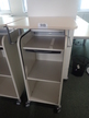 BENE Caddy mit Rollo-System, 2 Ordner hoch, inklusive ausziehbarer Bürozubehörlade, mobil, Rollo Silber, Maße: ca. B 55 x T 55 x H 110 cm BENE Caddy mit Rollo-System, 2 Ordner hoch, inklusive ausziehbarer Bürozubehörlade, mobil, Rollo Silber, Maße: ca. B 55 x T 55 x H 110 cm
