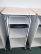 BENE Caddy mit Rollo-System, 2 Ordner hoch, inklusive ausziehbarer Bürozubehörlade, mobil, Rollo Silber, Maße: ca. B 55 x T 55 x H 110 cm BENE Caddy mit Rollo-System, 2 Ordner hoch, inklusive ausziehbarer Bürozubehörlade, mobil, Rollo Silber, Maße: ca. B 55 x T 55 x H 110 cm