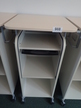 BENE Caddy mit Rollo-System, 2 Ordner hoch, inklusive ausziehbarer Bürozubehörlade, mobil, Rollo Silber, Maße: ca. B 55 x T 55 x H 110 cm BENE Caddy mit Rollo-System, 2 Ordner hoch, inklusive ausziehbarer Bürozubehörlade, mobil, Rollo Silber, Maße: ca. B 55 x T 55 x H 110 cm