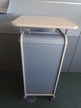 BENE Caddy mit Rollo-System, 2 Ordner hoch, inklusive ausziehbarer Bürozubehörlade, mobil, Rollo Silber, Maße: ca. B 55 x T 55 x H 110 cm BENE Caddy mit Rollo-System, 2 Ordner hoch, inklusive ausziehbarer Bürozubehörlade, mobil, Rollo Silber, Maße: ca. B 55 x T 55 x H 110 cm