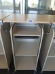 BENE Caddy mit Rollo-System, 2 Ordner hoch, inklusive ausziehbarer Bürozubehörlade, mobil, Rollo Silber, Maße: ca. B 55 x T 55 x H 110 cm BENE Caddy mit Rollo-System, 2 Ordner hoch, inklusive ausziehbarer Bürozubehörlade, mobil, Rollo Silber, Maße: ca. B 55 x T 55 x H 110 cm