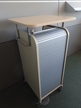 BENE Caddy mit Rollo-System, 2 Ordner hoch, inklusive ausziehbarer Bürozubehörlade, mobil, Rollo Silber, Maße: ca. B 55 x T 55 x H 110 cm BENE Caddy mit Rollo-System, 2 Ordner hoch, inklusive ausziehbarer Bürozubehörlade, mobil, Rollo Silber, Maße: ca. B 55 x T 55 x H 110 cm