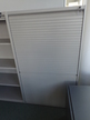 Unifor Aktenschrank mit Rollosystem, Farbe grau, Maße: ca. B 90 x T 46 x 153 cm, 4 Ordner hoch Unifor Aktenschrank mit Rollosystem, Farbe grau, Maße: ca. B 90 x T 46 x 153 cm, 4 Ordner hoch