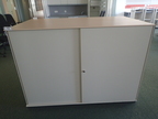 BENE Aktenschrank, Maße: ca. B 160 x H 113 cm, 3 Ordner hoch, mit Schiebetüren BENE Aktenschrank, Maße: ca. B 160 x H 113 cm, 3 Ordner hoch, mit Schiebetüren