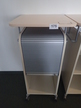 BENE Caddy mit Rollo-System, 2 Ordner hoch, inklusive ausziehbarer Bürozubehörlade, mobil, Rollo Silber, Maße: ca. B 55 x T 55 x H 110 cm BENE Caddy mit Rollo-System, 2 Ordner hoch, inklusive ausziehbarer Bürozubehörlade, mobil, Rollo Silber, Maße: ca. B 55 x T 55 x H 110 cm