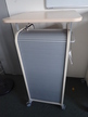 BENE Caddy mit Rollo-System, 2 Ordner hoch, inklusive ausziehbarer Bürozubehörlade, mobil, Rollo Silber, Maße: ca. B 55 x T 55 x H 110 cm BENE Caddy mit Rollo-System, 2 Ordner hoch, inklusive ausziehbarer Bürozubehörlade, mobil, Rollo Silber, Maße: ca. B 55 x T 55 x H 110 cm
