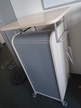 BENE Caddy mit Rollo-System, 2 Ordner hoch, inklusive ausziehbarer Bürozubehörlade, mobil, Rollo Silber, Maße: ca. B 55 x T 55 x H 110 cm BENE Caddy mit Rollo-System, 2 Ordner hoch, inklusive ausziehbarer Bürozubehörlade, mobil, Rollo Silber, Maße: ca. B 55 x T 55 x H 110 cm