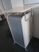 BENE Caddy mit Rollo-System, 2 Ordner hoch, inklusive ausziehbarer Bürozubehörlade, mobil, Rollo Silber, Maße: ca. B 55 x T 55 x H 110 cm BENE Caddy mit Rollo-System, 2 Ordner hoch, inklusive ausziehbarer Bürozubehörlade, mobil, Rollo Silber, Maße: ca. B 55 x T 55 x H 110 cm