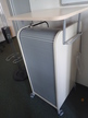 BENE Caddy mit Rollo-System, 2 Ordner hoch, inklusive ausziehbarer Bürozubehörlade, mobil, Rollo Silber, Maße: ca. B 55 x T 55 x H 110 cm BENE Caddy mit Rollo-System, 2 Ordner hoch, inklusive ausziehbarer Bürozubehörlade, mobil, Rollo Silber, Maße: ca. B 55 x T 55 x H 110 cm