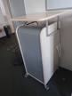 BENE Caddy mit Rollo-System, 2 Ordner hoch, inklusive ausziehbarer Bürozubehörlade, mobil, Rollo Silber, Maße: ca. B 55 x T 55 x H 110 cm BENE Caddy mit Rollo-System, 2 Ordner hoch, inklusive ausziehbarer Bürozubehörlade, mobil, Rollo Silber, Maße: ca. B 55 x T 55 x H 110 cm