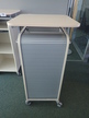 BENE Caddy mit Rollo-System, 2 Ordner hoch, inkl. ausziehbarer Bürozubehörlade, mobil, Rollo Silber, Maße: ca. B 55 x T 55 x H 110 cm BENE Caddy mit Rollo-System, 2 Ordner hoch, inkl. ausziehbarer Bürozubehörlade, mobil, Rollo Silber, Maße: ca. B 55 x T 55 x H 110 cm