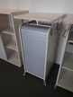 BENE Caddy mit Rollo-System, 2 Ordner hoch, inklusive ausziehbarer Bürozubehörlade, mobil, Rollo Silber, Maße: ca. B 55 x T 55 x H 110 cm BENE Caddy mit Rollo-System, 2 Ordner hoch, inklusive ausziehbarer Bürozubehörlade, mobil, Rollo Silber, Maße: ca. B 55 x T 55 x H 110 cm