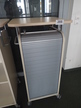 BENE Caddy mit Rollo-System, 2 Ordner hoch, inklusive ausziehbarer Bürozubehörlade, mobil, Rollo Silber, Maße: ca. B 55 x T 55 x H 110 cm BENE Caddy mit Rollo-System, 2 Ordner hoch, inklusive ausziehbarer Bürozubehörlade, mobil, Rollo Silber, Maße: ca. B 55 x T 55 x H 110 cm