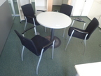 Besprechungstisch DM 80 + 4 Besucherstühle Besprechungstisch DM 80 + 4 Besucherstühle