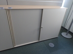 BENE Aktenschrank, Maße: ca. B 160 x H 113 cm, 3 Ordner hoch, mit Schiebetüren BENE Aktenschrank, Maße: ca. B 160 x H 113 cm, 3 Ordner hoch, mit Schiebetüren