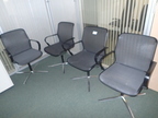 4 Stk. Besprechungsstühle drehbar 4 Stk. Besprechungsstühle drehbar