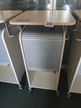 BENE Caddy mit Rollo-System, 2 Ordner hoch, inklusive ausziehbarer Bürozubehörlade, mobil, Rollo Silber, Maße: ca. B 55 x T 55 x H 110 cm BENE Caddy mit Rollo-System, 2 Ordner hoch, inklusive ausziehbarer Bürozubehörlade, mobil, Rollo Silber, Maße: ca. B 55 x T 55 x H 110 cm