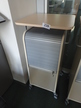 BENE Caddy mit Rollo-System, 2 Ordner hoch, inklusive ausziehbarer Bürozubehörlade, mobil, Rollo Silber, Maße: ca. B 55 x T 55 x H 110 cm BENE Caddy mit Rollo-System, 2 Ordner hoch, inklusive ausziehbarer Bürozubehörlade, mobil, Rollo Silber, Maße: ca. B 55 x T 55 x H 110 cm