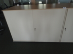 BENE Aktenschrank, Maße: ca. B 160 x H 113 cm, 3 Ordner hoch, mit Schiebetüren BENE Aktenschrank, Maße: ca. B 160 x H 113 cm, 3 Ordner hoch, mit Schiebetüren