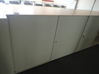 BENE Aktenschrank, Maße: ca. B 160 x H 113 cm, 3 Ordner hoch, mit Schiebetüren BENE Aktenschrank, Maße: ca. B 160 x H 113 cm, 3 Ordner hoch, mit Schiebetüren