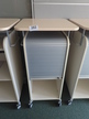 BENE Caddy mit Rollo-System, 2 Ordner hoch, inklusive ausziehbarer Bürozubehörlade, mobil, Rollo Silber, Maße: ca. B 55 x T 55 x H 110 cm BENE Caddy mit Rollo-System, 2 Ordner hoch, inklusive ausziehbarer Bürozubehörlade, mobil, Rollo Silber, Maße: ca. B 55 x T 55 x H 110 cm