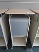 BENE Caddy mit Rollo-System, 2 Ordner hoch, inklusive ausziehbarer Bürozubehörlade, mobil, Rollo Silber, Maße: ca. B 55 x T 55 x H 110 cm BENE Caddy mit Rollo-System, 2 Ordner hoch, inklusive ausziehbarer Bürozubehörlade, mobil, Rollo Silber, Maße: ca. B 55 x T 55 x H 110 cm