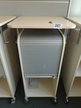 BENE Caddy mit Rollo-System, 2 Ordner hoch, inklusive ausziehbarer Bürozubehörlade, mobil, Rollo Silber, Maße: ca. B 55 x T 55 x H 110 cm BENE Caddy mit Rollo-System, 2 Ordner hoch, inklusive ausziehbarer Bürozubehörlade, mobil, Rollo Silber, Maße: ca. B 55 x T 55 x H 110 cm